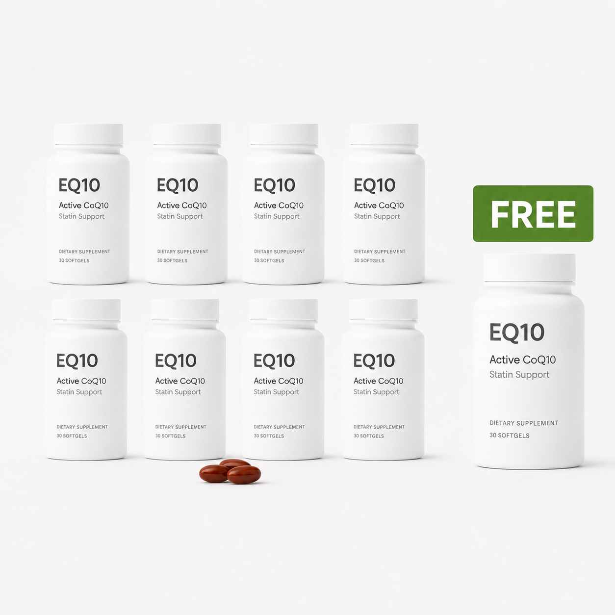 9x CoQ10 - EQ10™ - $13.22 per bottle