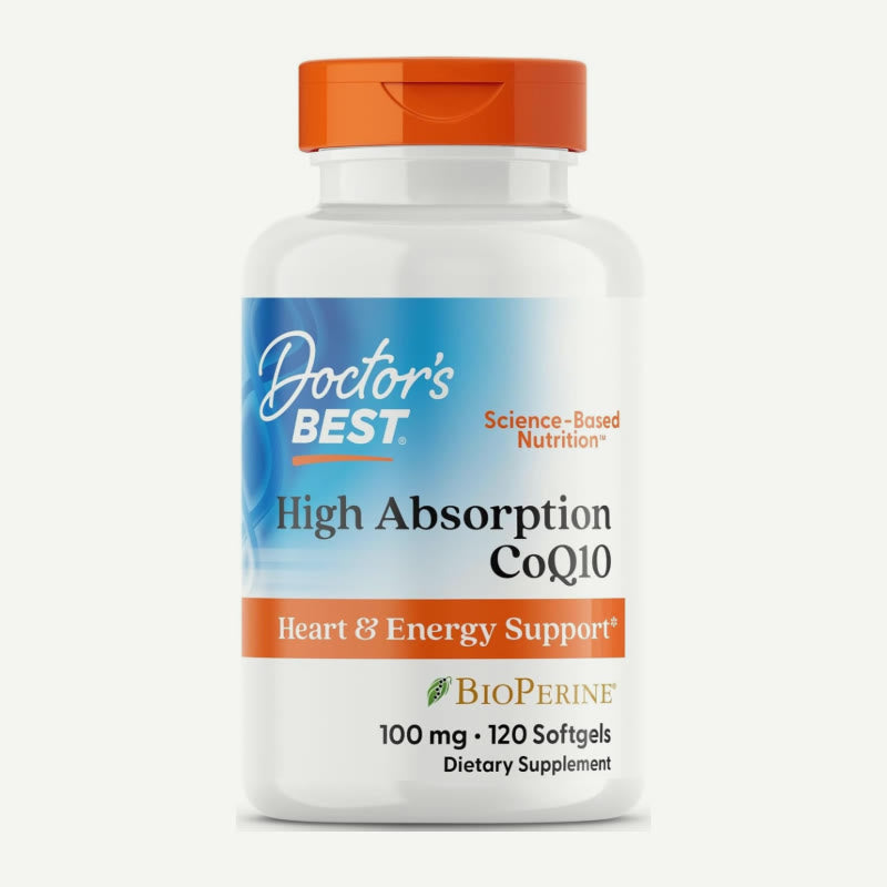 Doctor's Best CoQ10 100 mg softgels bottle