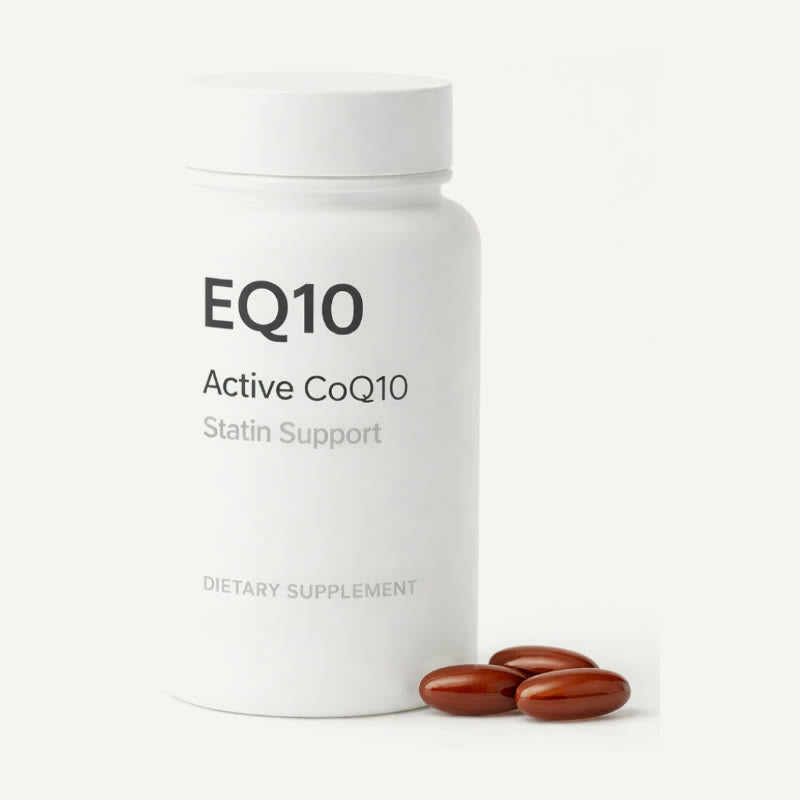 EQ10 Active CoQ10 · Statin Support bottle