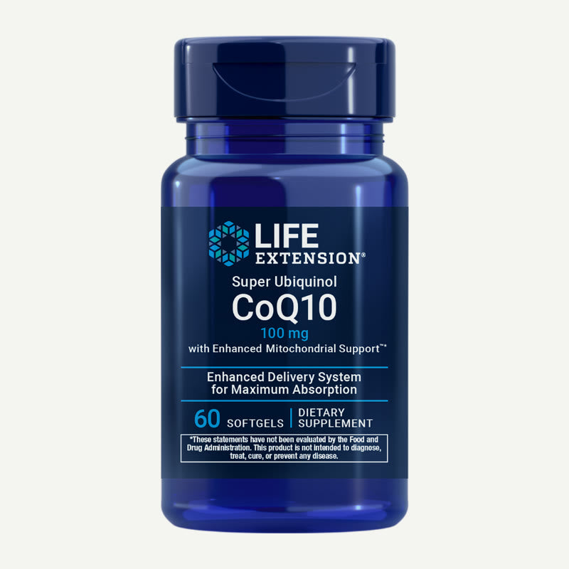 Life Extension Super Ubiquinol 100 mg bottle
