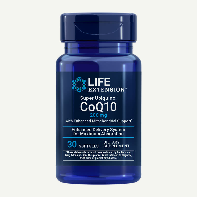 Life Extension Super Ubiquinol 200 mg bottle