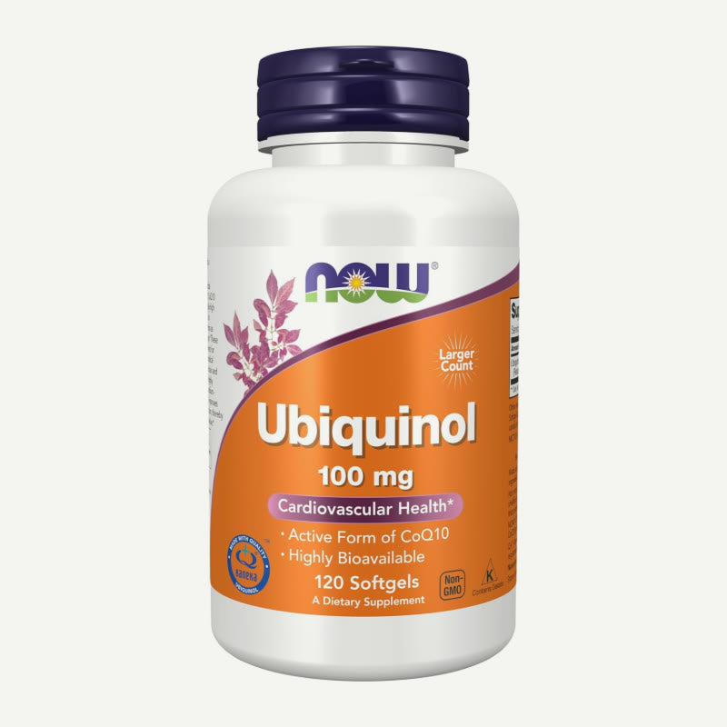 NOW Ubiquinol 100 mg bottle