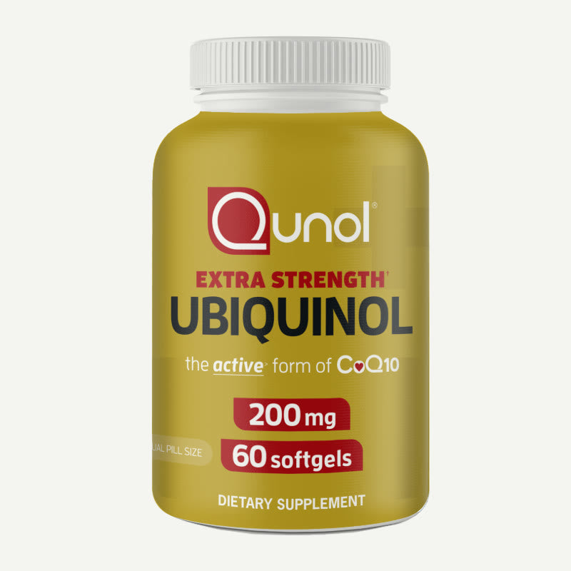 Qunol Ubiquinol Extra Strength 200 mg bottle